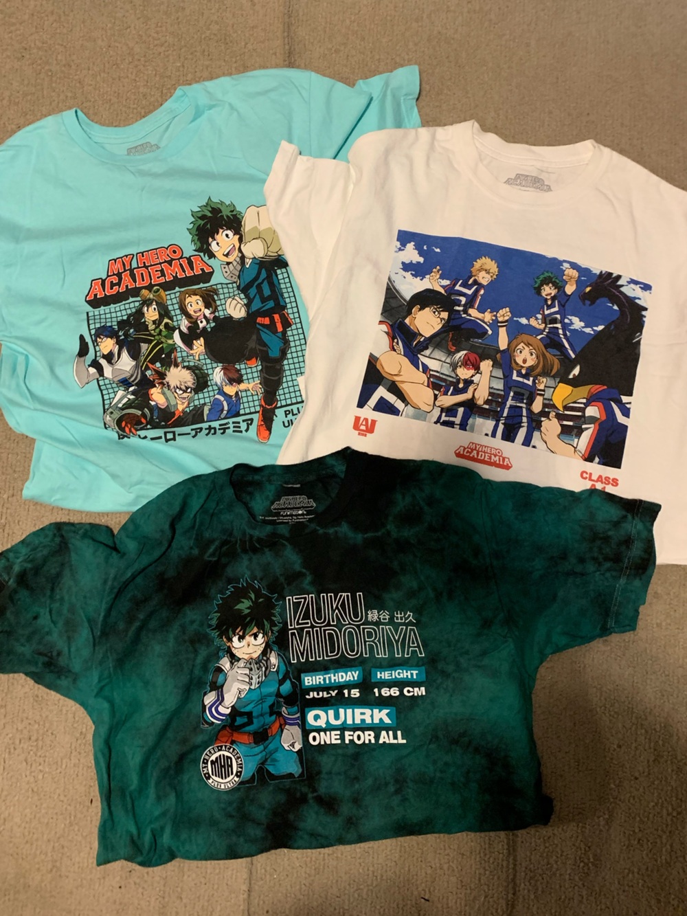 My Hero Academia Men’s Tee Bundle